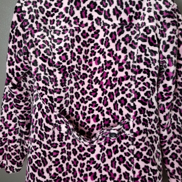 Vintage Dollhouse Outerwear Pink Leopard Jacket - Picture 6 of 7